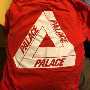 Palace Reverso T-Shirt Red/Blue Size XL